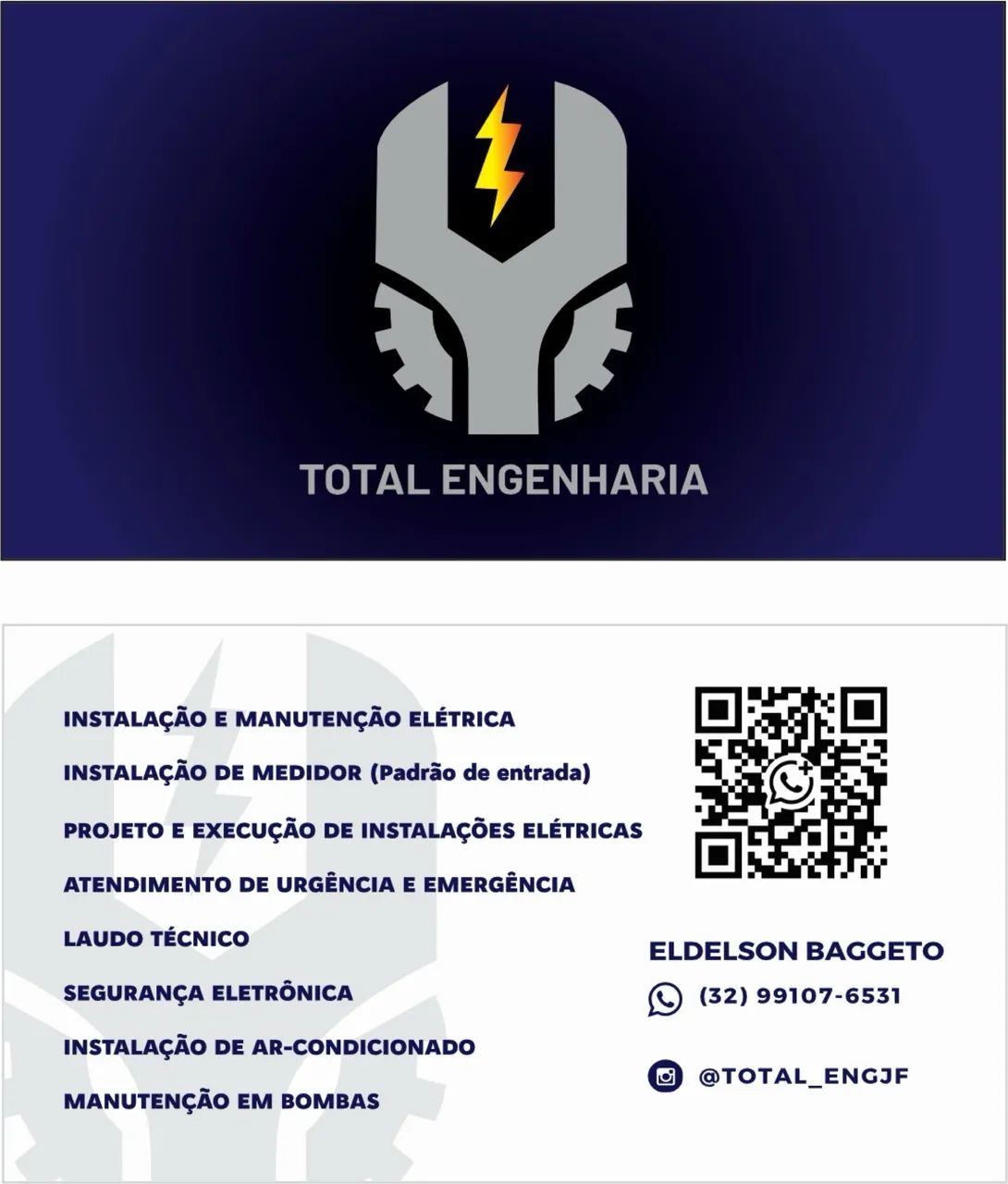 Eletricista atendimento urgência e emergência