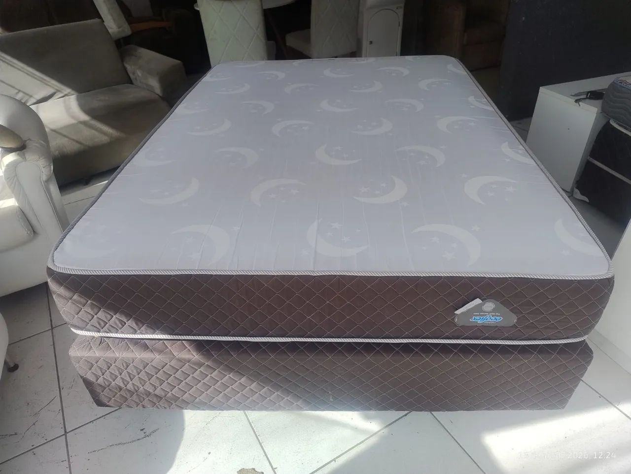 CONJUNTO BASE BOX COM COLCHÃO CASAL  - Foto 2