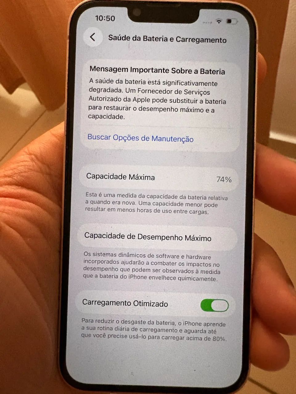 iPhone 13 128gb USADO, cor: ROSA - Foto 2