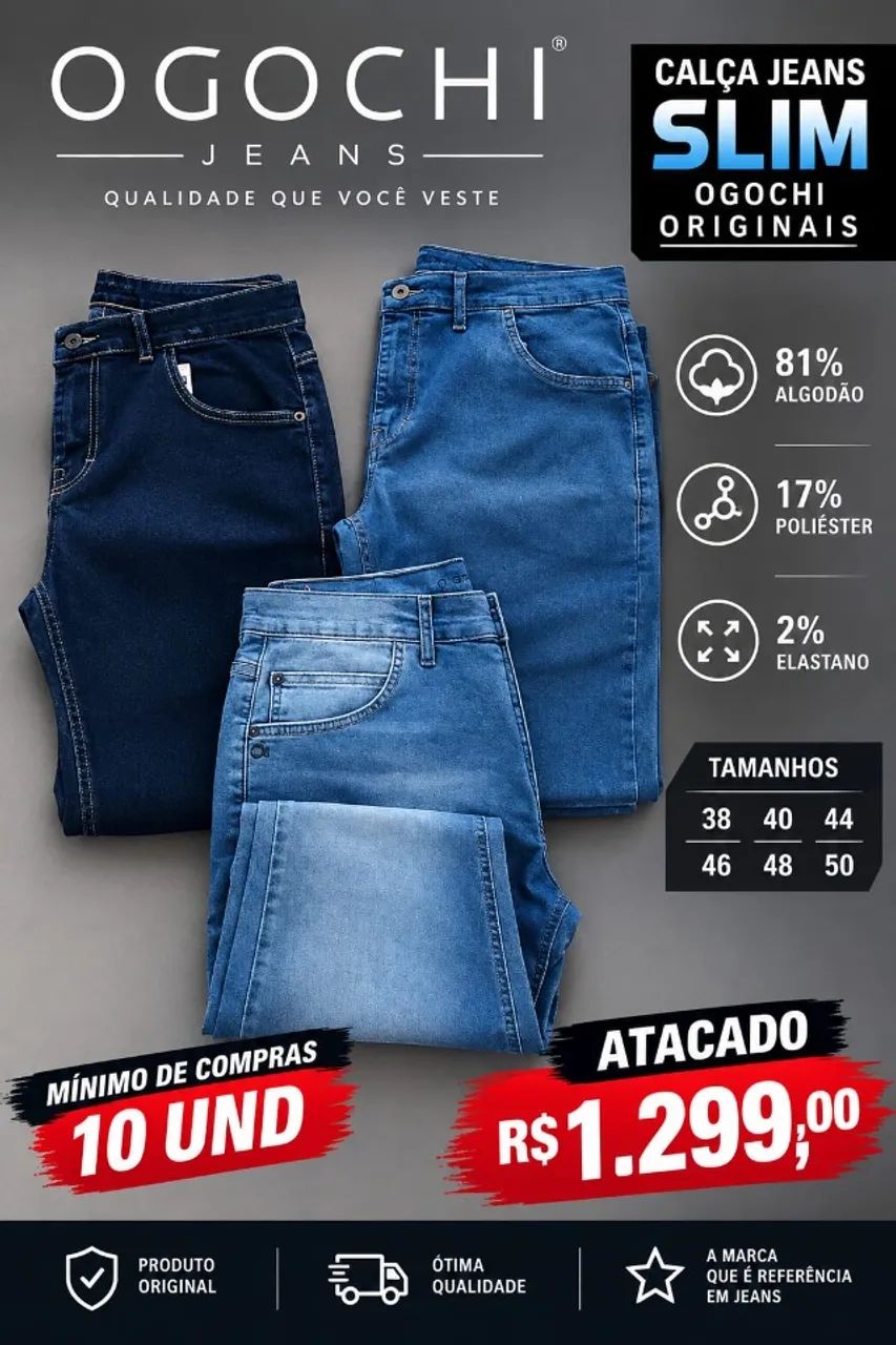 Calças Marca OGOCHI - Foto 2