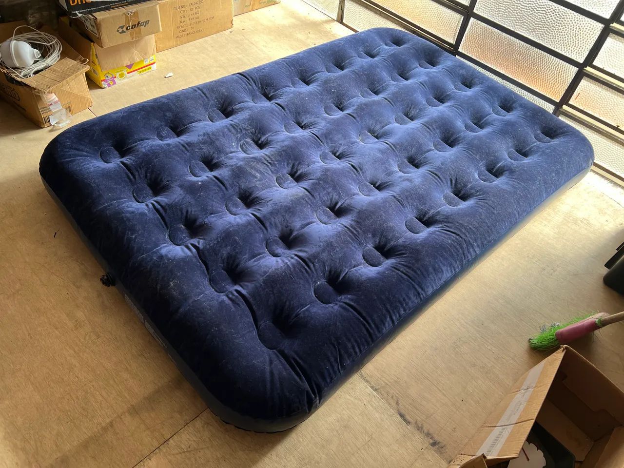 Colchão Inflável Casal Azul Mor e Basic+ - Foto 3