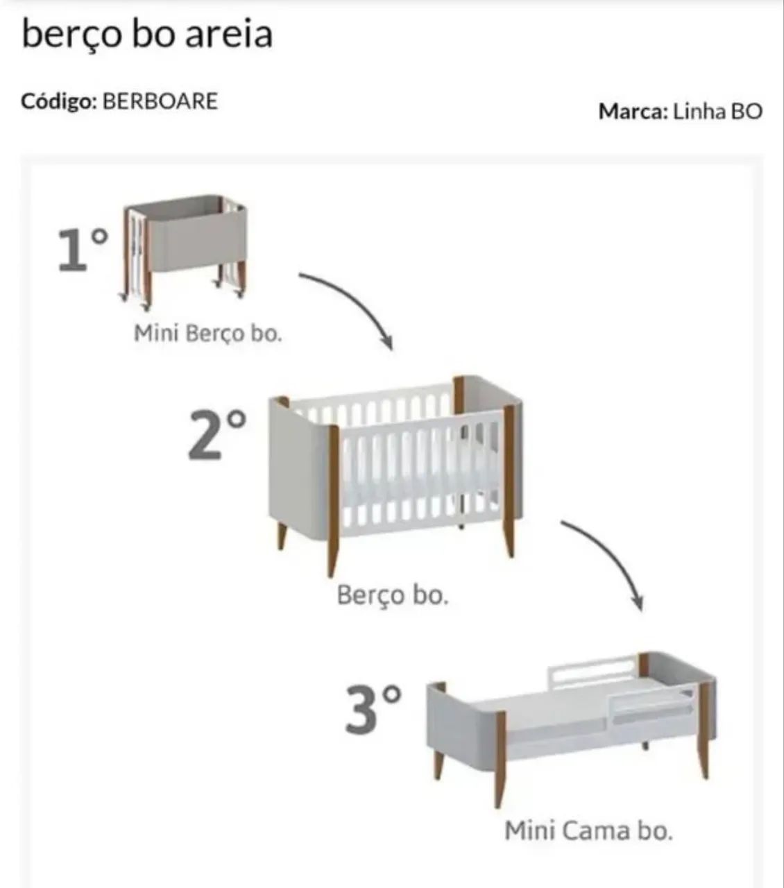 Vendo berço evolutivo  - Foto 5