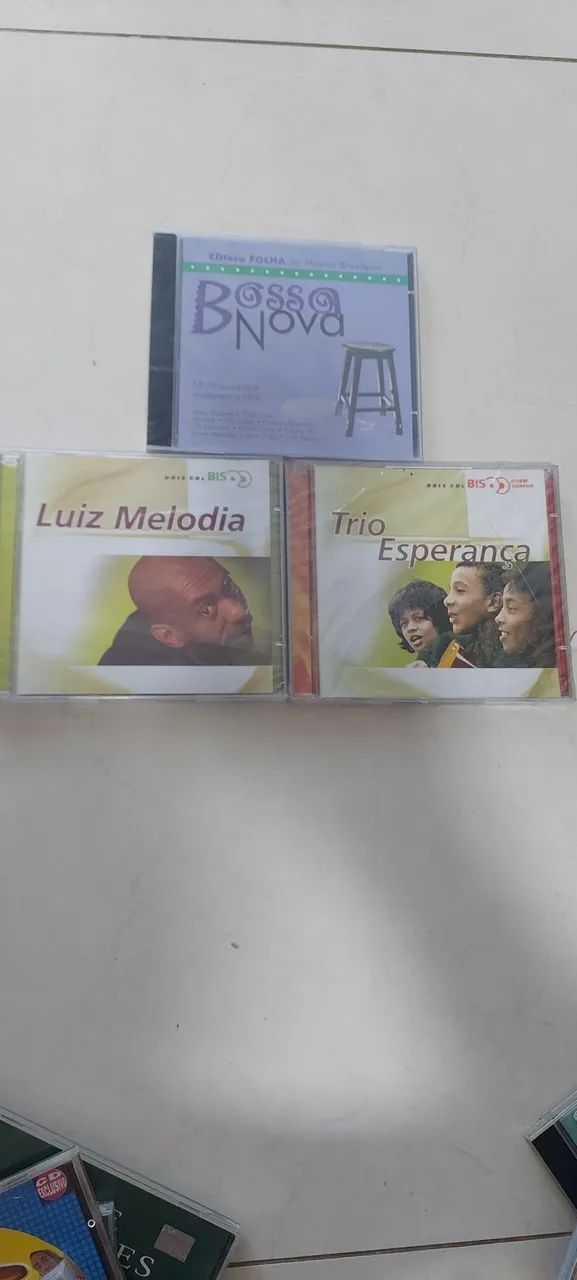 Lote com 3 CDS novos lacrados