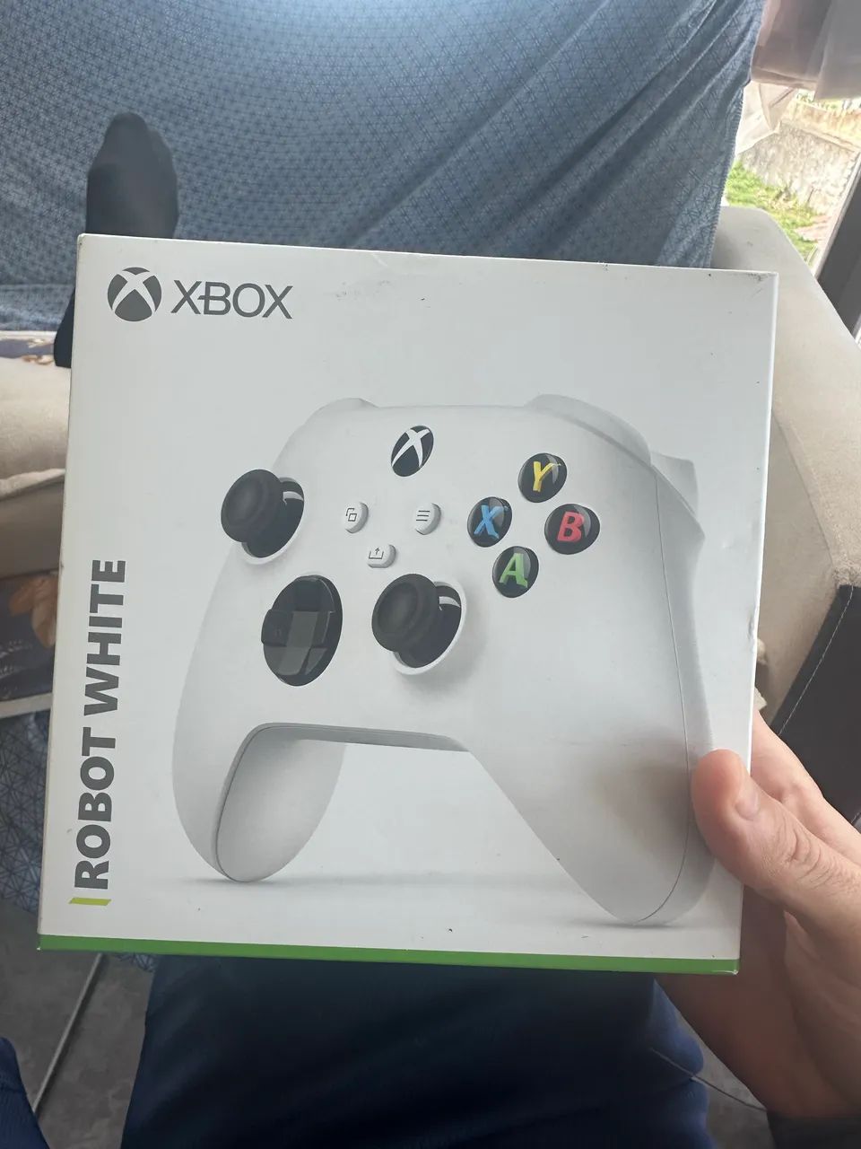 Controle Xbox robot white - Foto 4