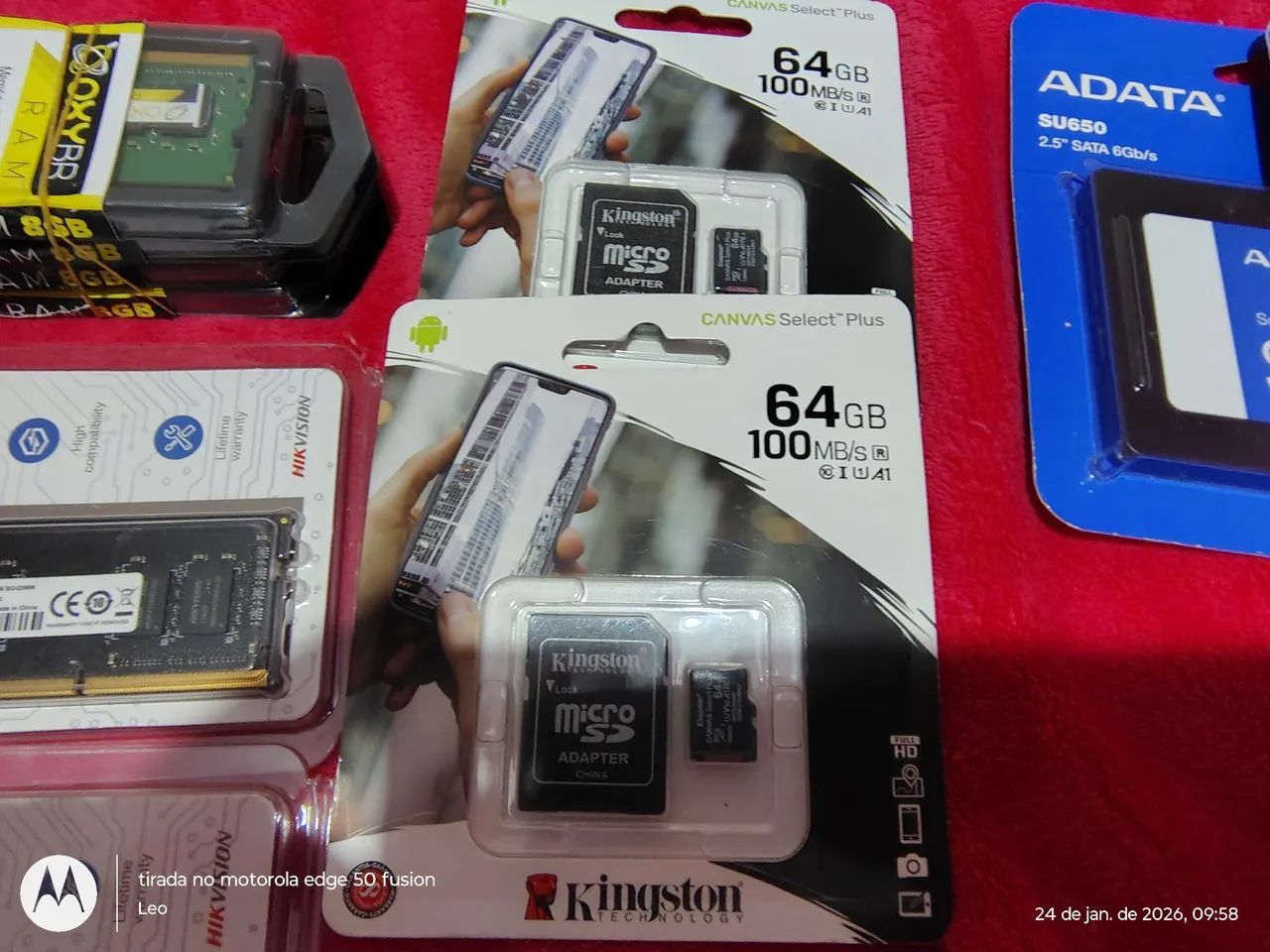 Kit informática HDs, memórias, placa vídeo, monitor, placa mãe  - Foto 2