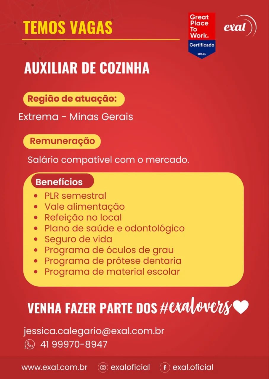 Vaga de emprego 