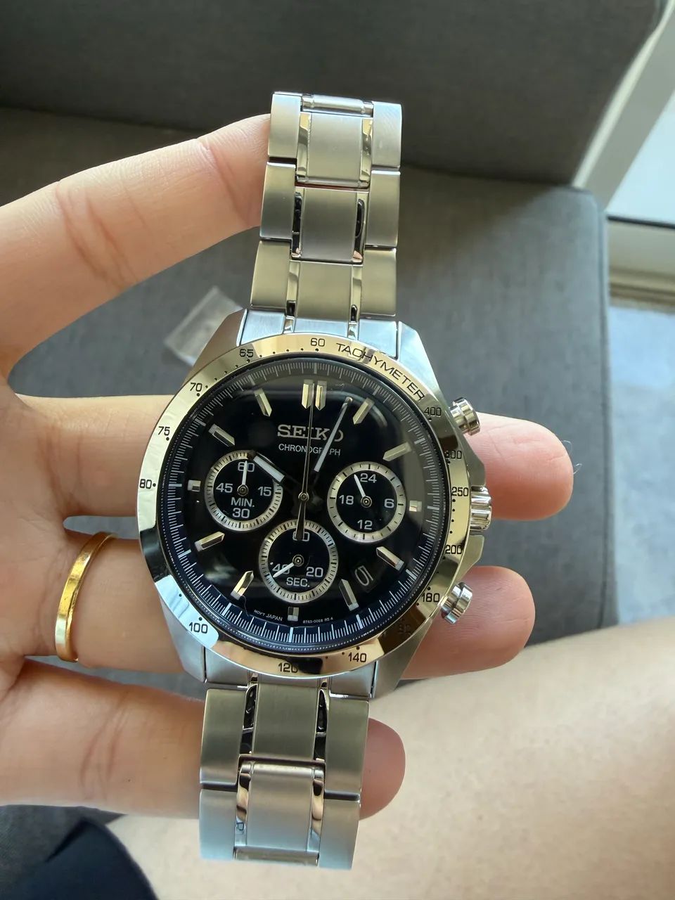 Relógio Seiko Chronograph Blue - Foto 4
