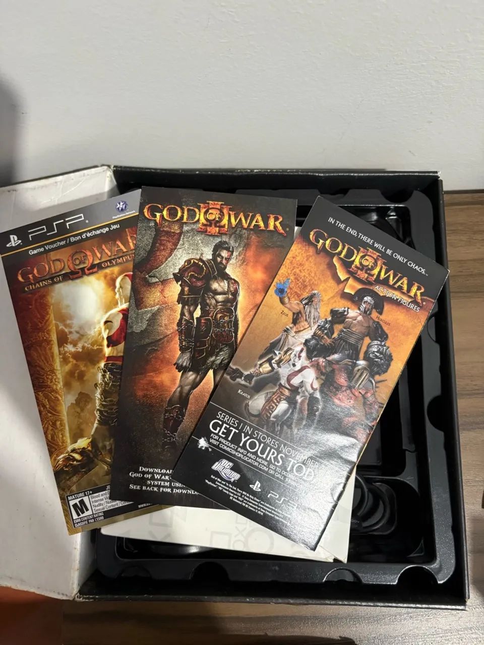 PSP 3000 God of War Ghost of Sparta Edição Limitada Completo na