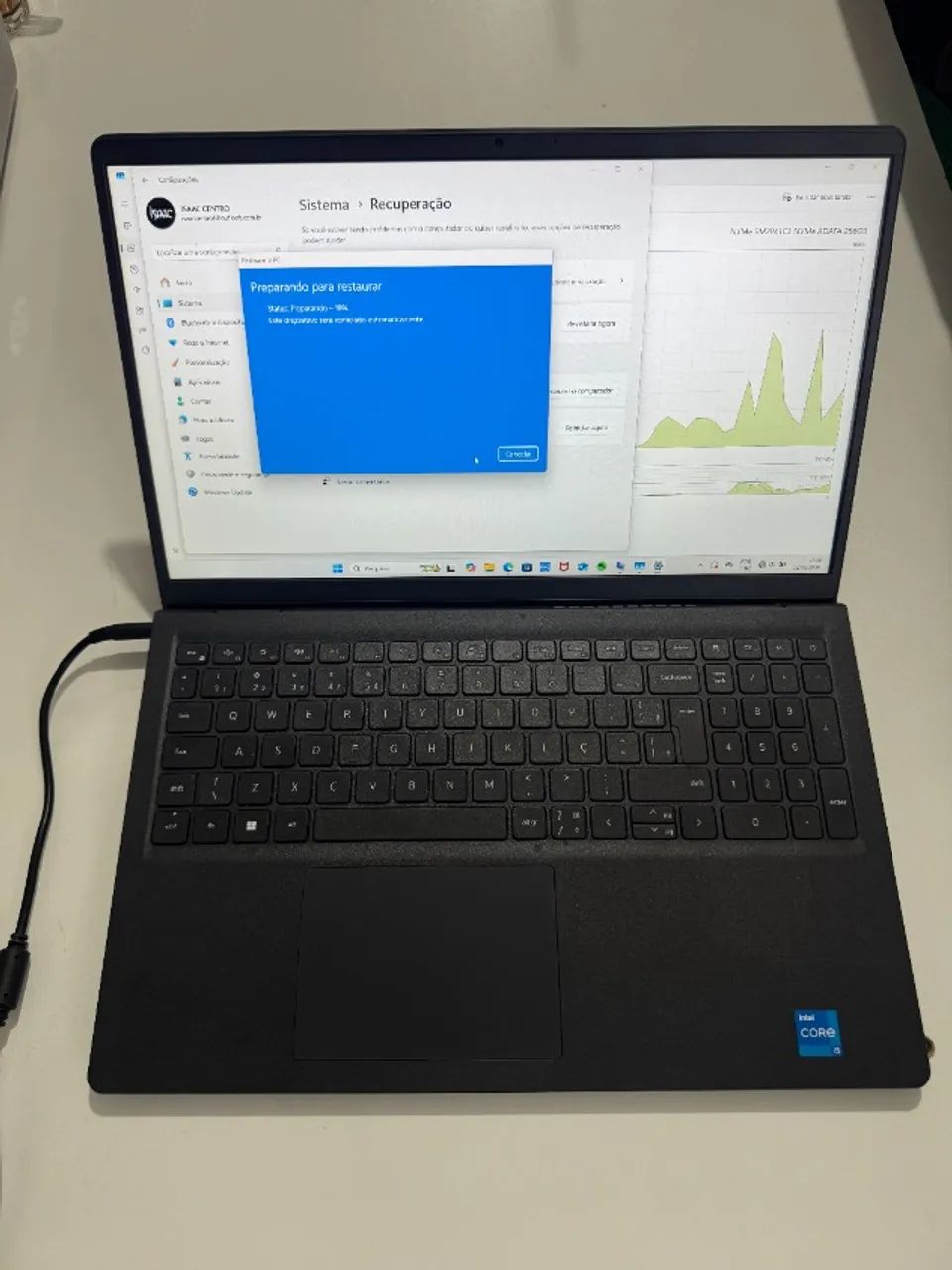Notebook Dell Inspiron 15 3520 em estado impecável. - Notebooks
