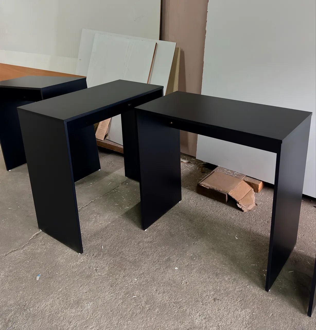 ESCRIVANINHA PRETA MODELO SIMPLES 100% MDF A PRONTA ENTREGA  - Foto 3
