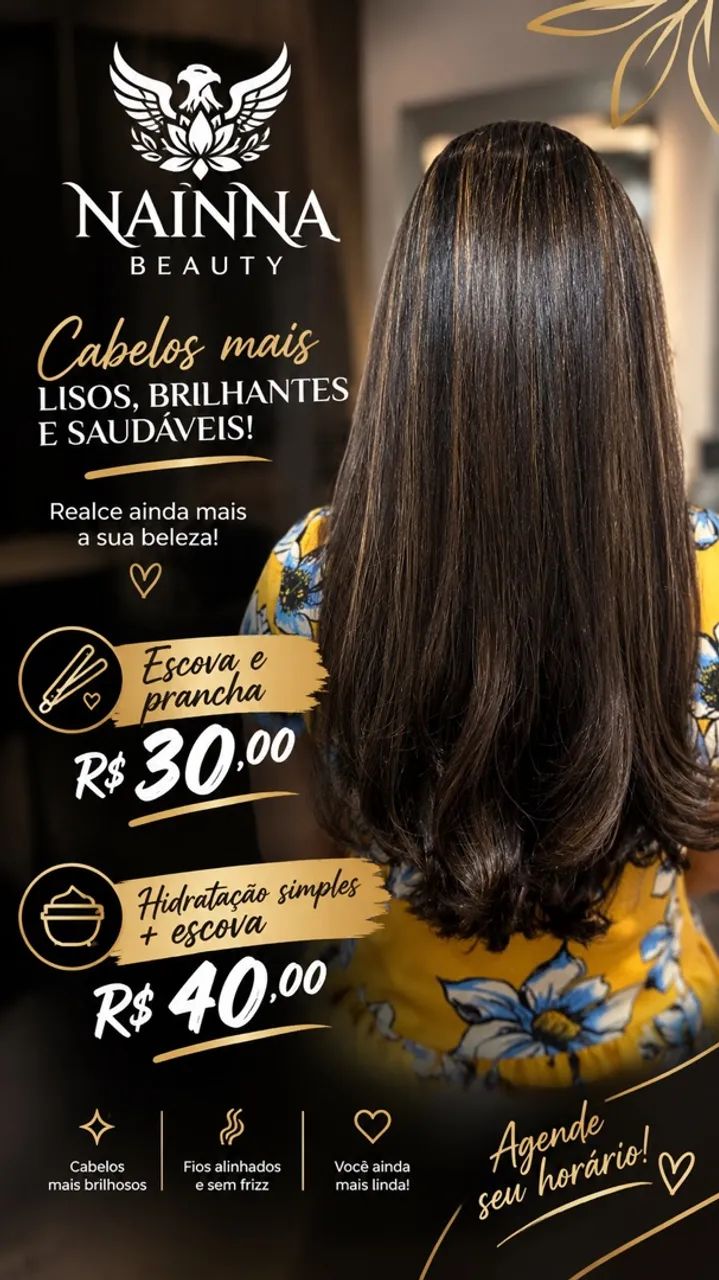Escova e prancha 