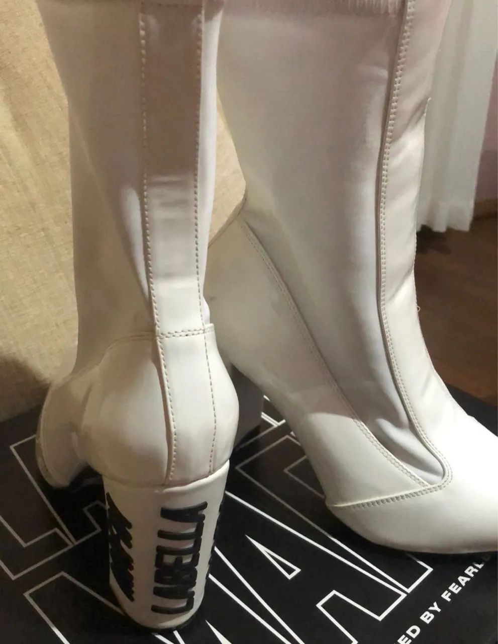 Bota Labellamafia branca  - Foto 3