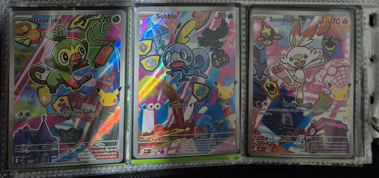 6 cartas porkemon iniciais TCG - Foto 5