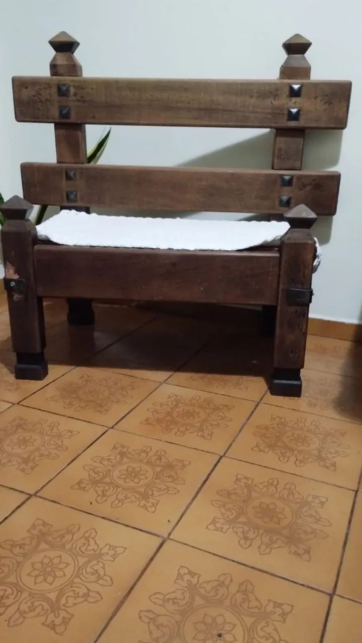 Banco de madeira (cabeceira de cama) - Foto 5