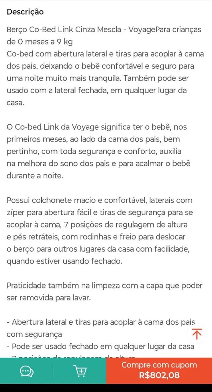 Berço Cosco - Foto 5