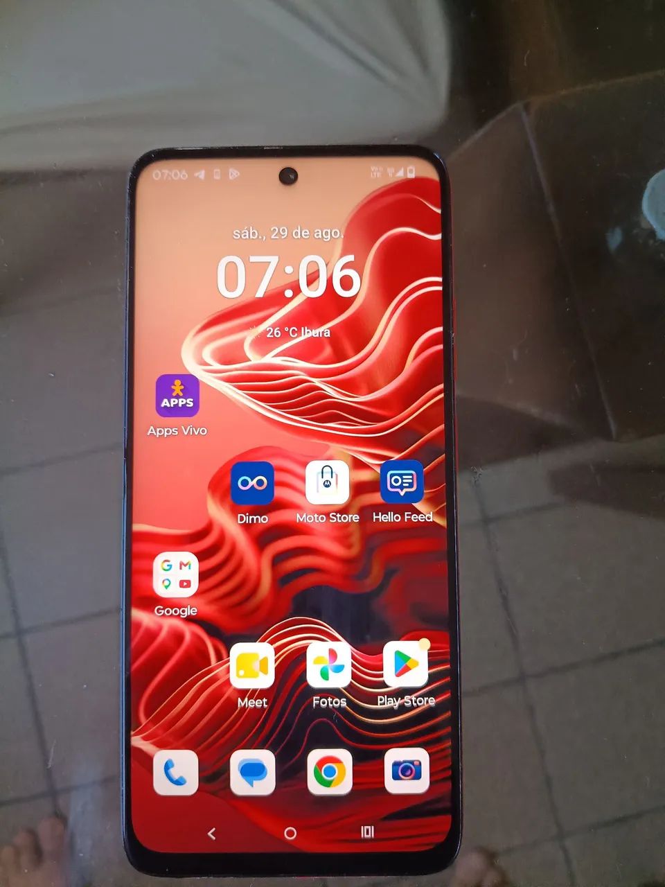 Moto g 35 256 gb na caixa e nota fiscal como novo pra vender agora  - Foto 2
