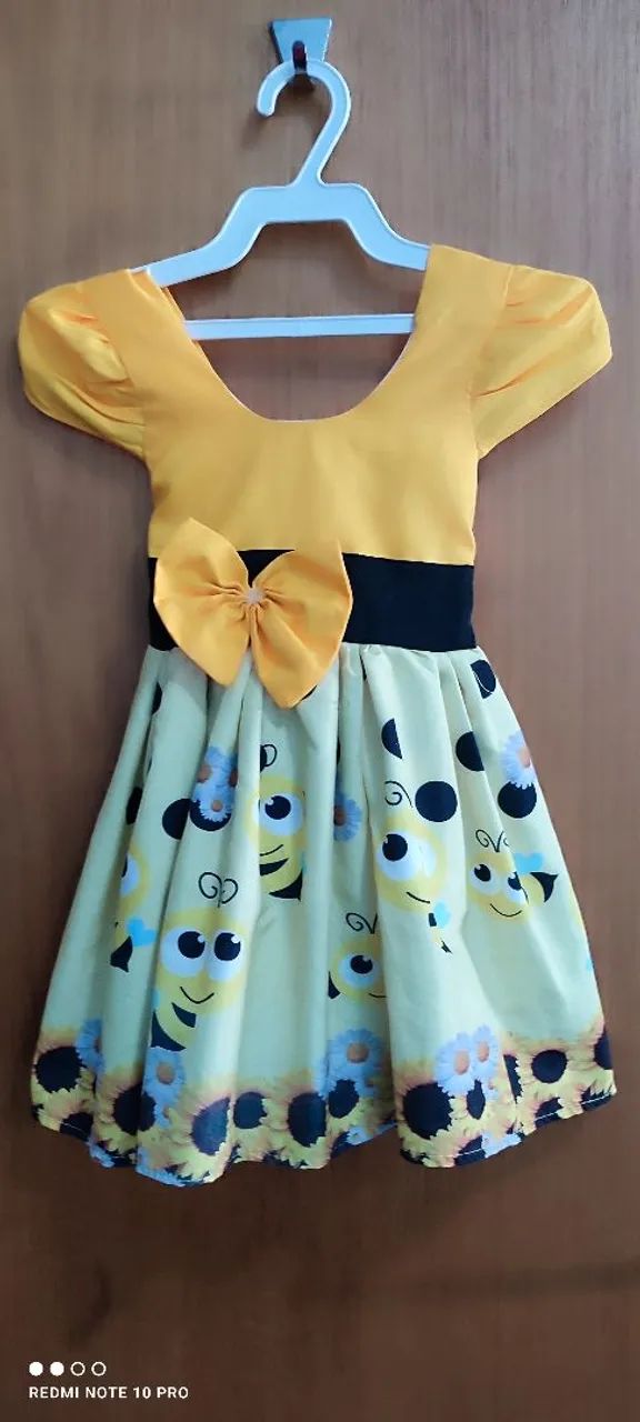 Vestido e Sandália da Abelhinha  - Foto 4