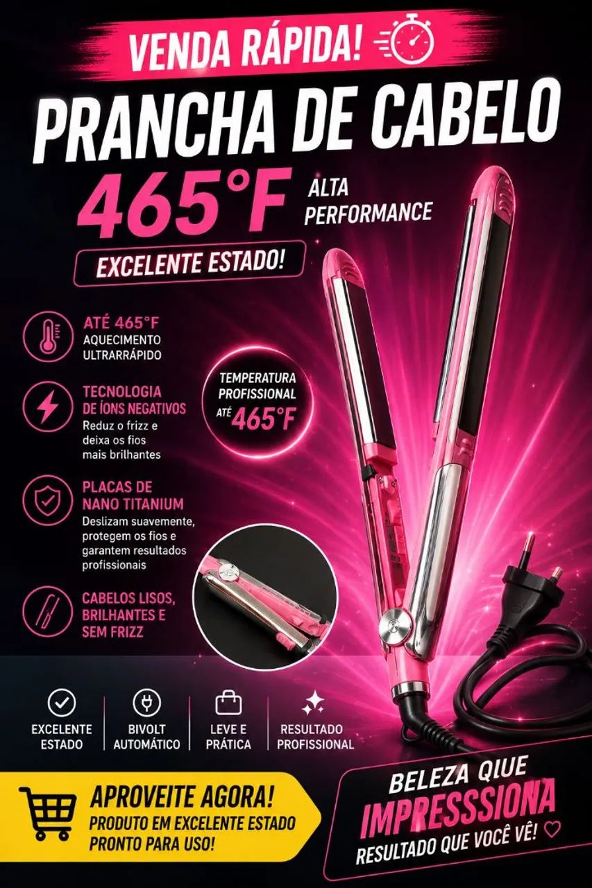 Prancha alisadora 465 ?F