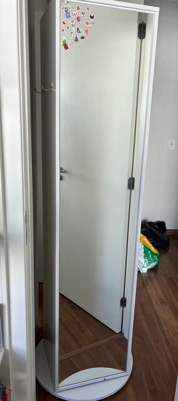 Sapateira giratória com espelho - Foto 2