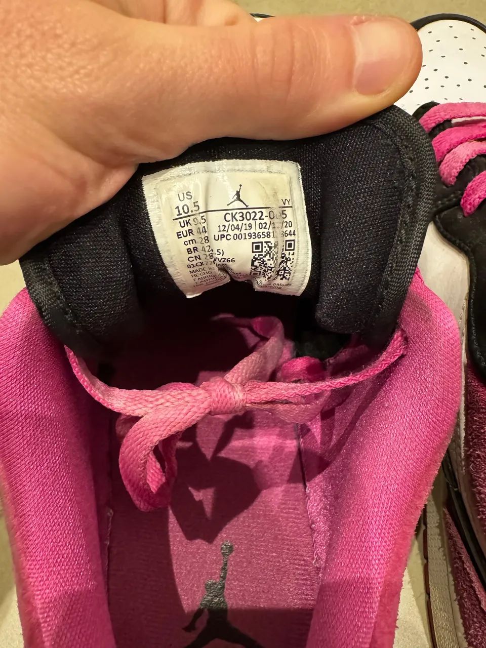   Nike Air Jordan 1 Low Active Fuchsia  - Foto 3