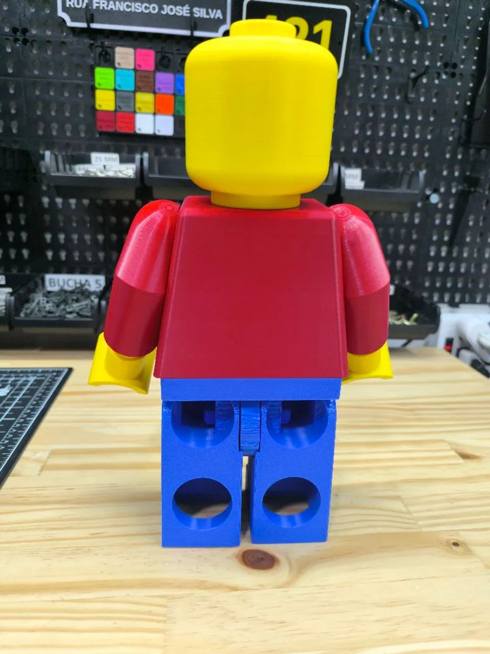 Boneco estilo lego 3D Gigante 30 cm - Foto 4