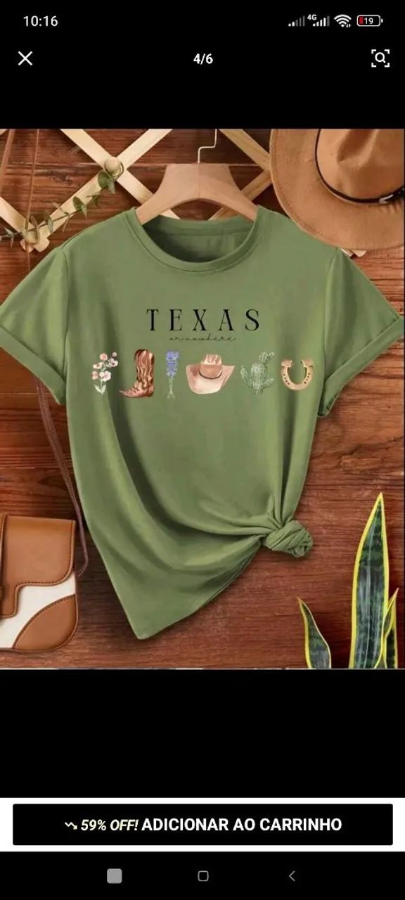 Blusa feminina de algodão  - Foto 3
