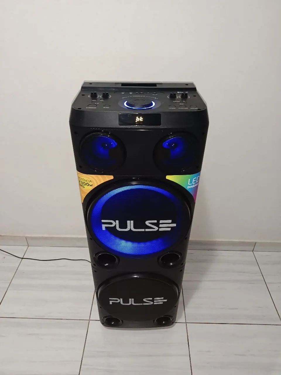 Caixa de Som Pulse Super Torre Double 12 - Foto 2