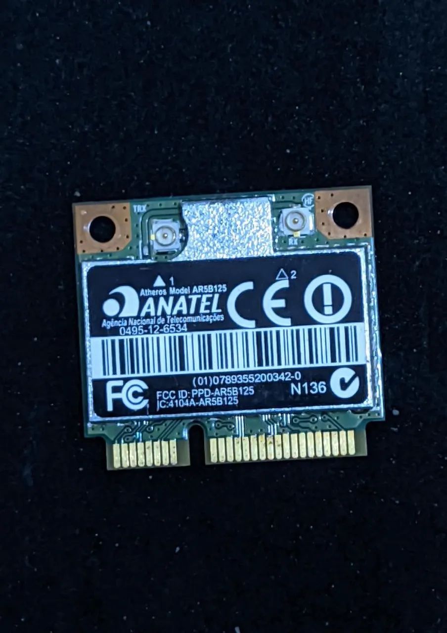 Placa Wifi pci express notebook