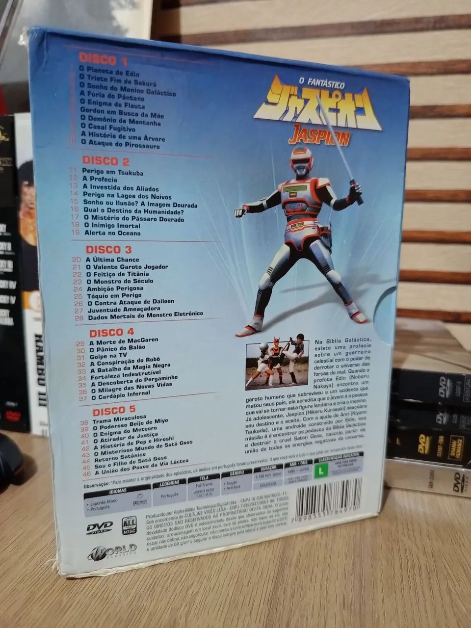 Box DVD Jaspion - A série completa - Original  - Foto 3