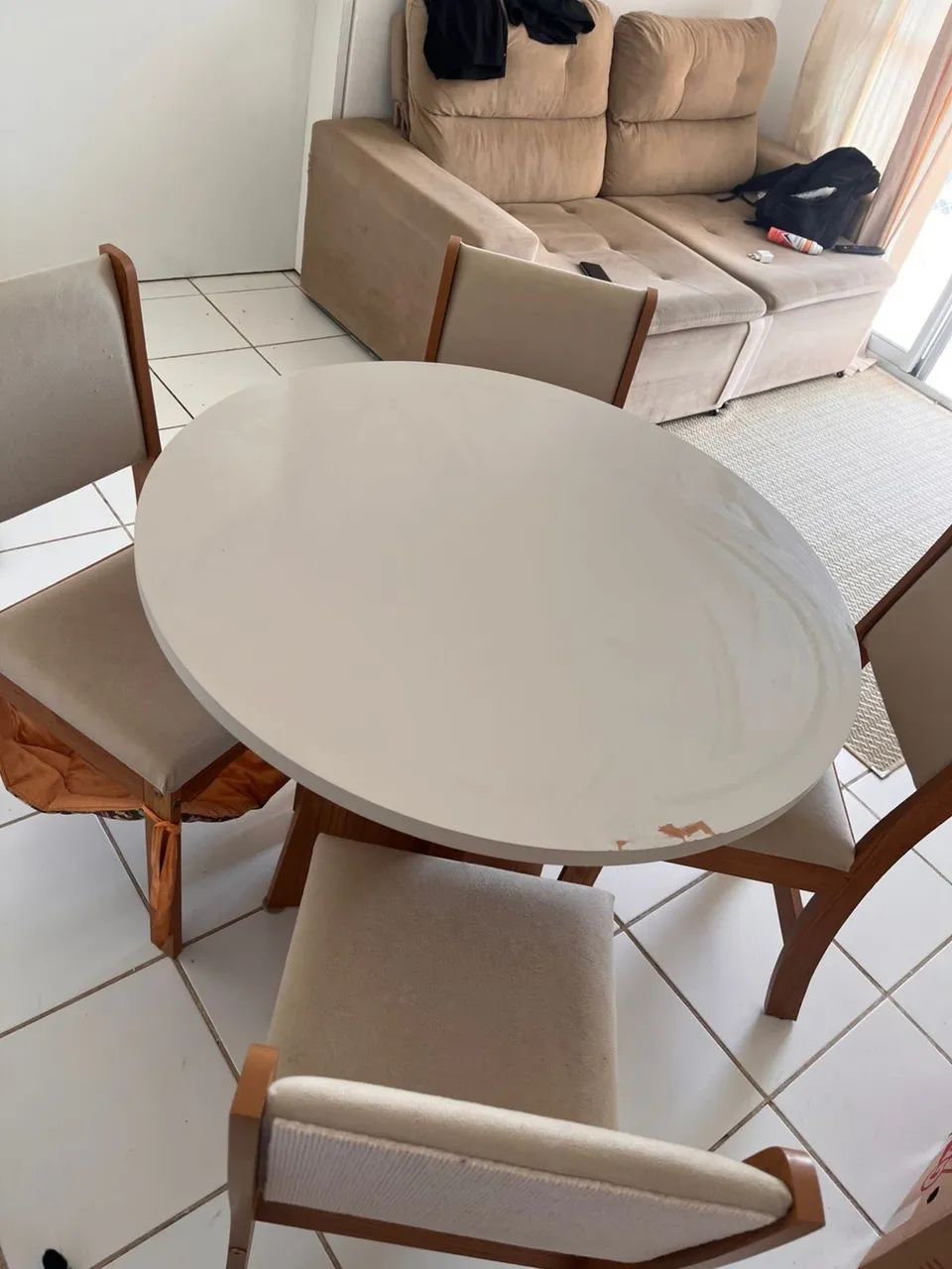 Mesa de jantar com 4 cadeiras - Foto 4