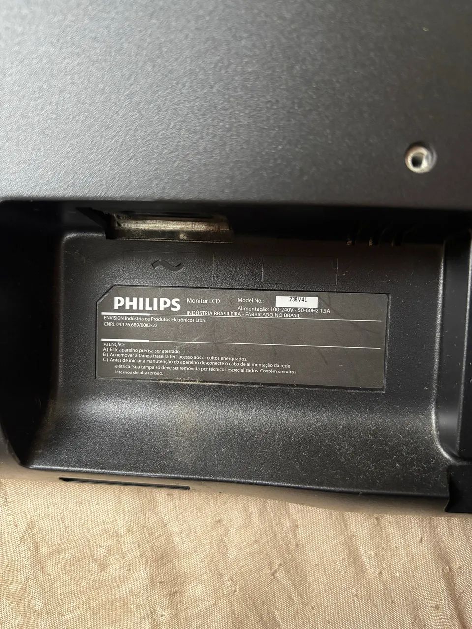 Monitor LCD philips modelo 236V4L