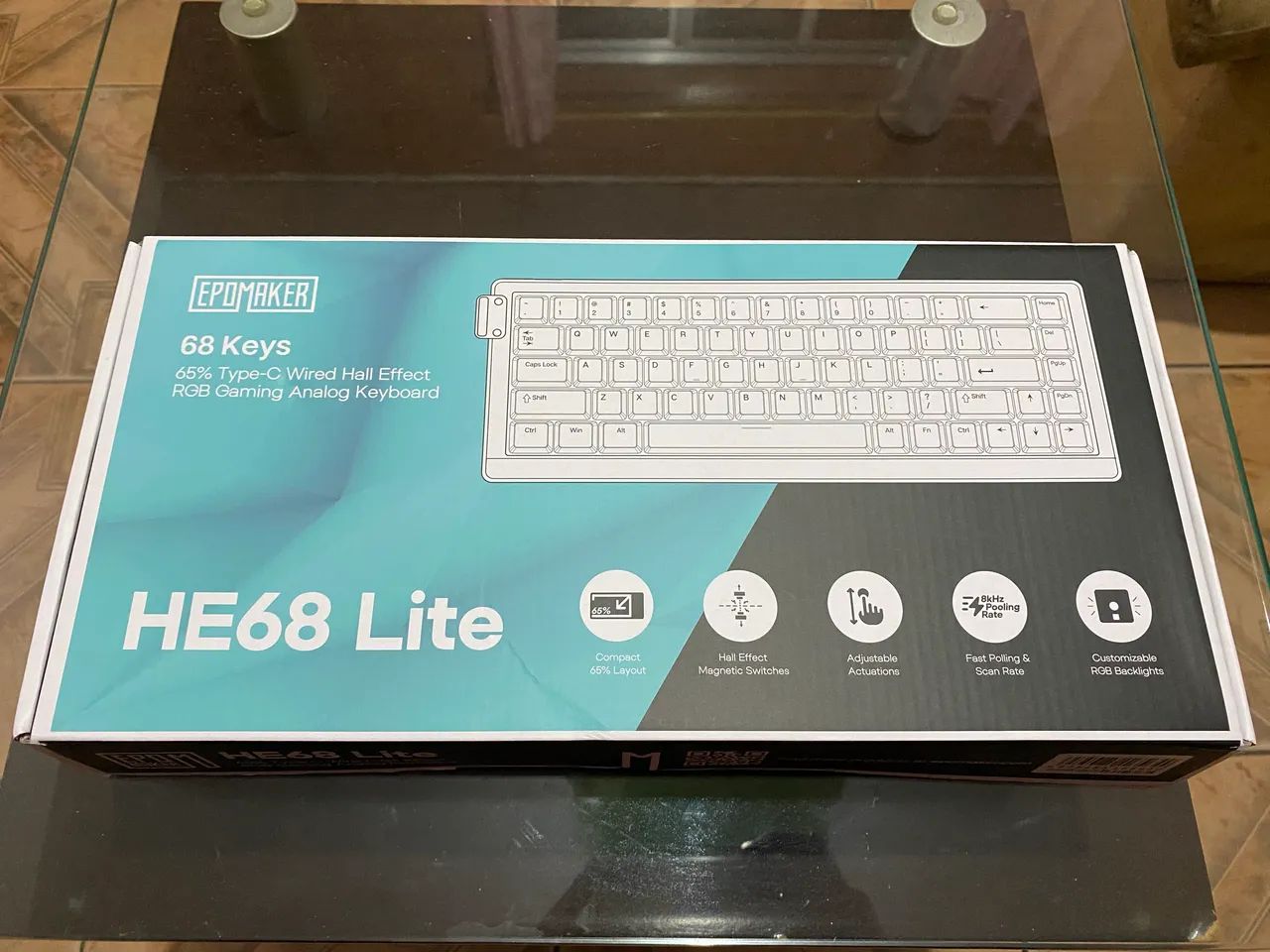 Teclado Magnético Epomaker HE68 Lite - Foto 4