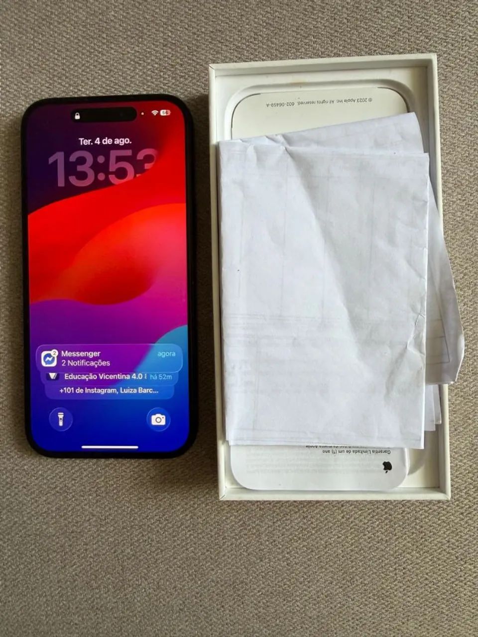 IPHONE 15 256GB bateria 88% - Foto 5