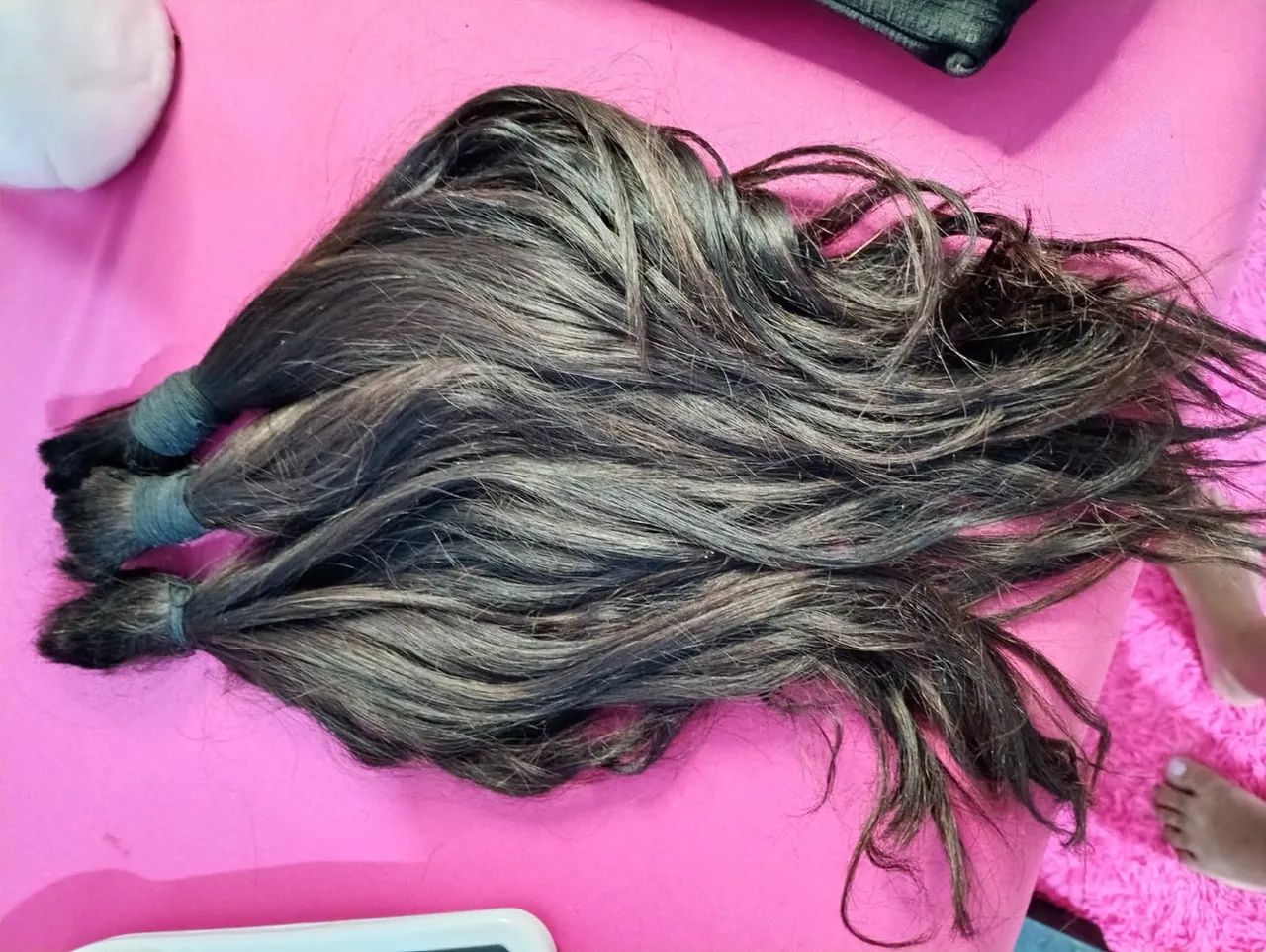 Cabelo humano 43 cm - Foto 2