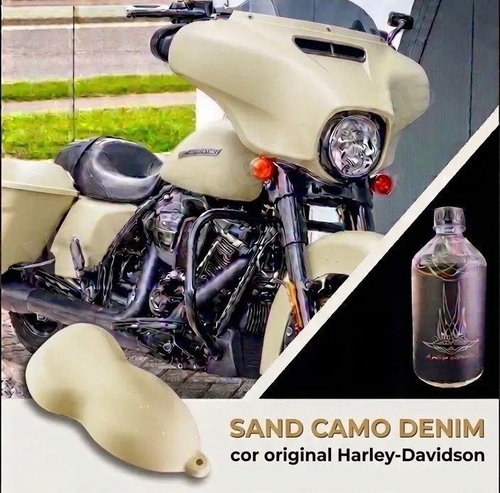 Tinta Sand Camo Denim Harley-Davidson 400ml - Foto 2