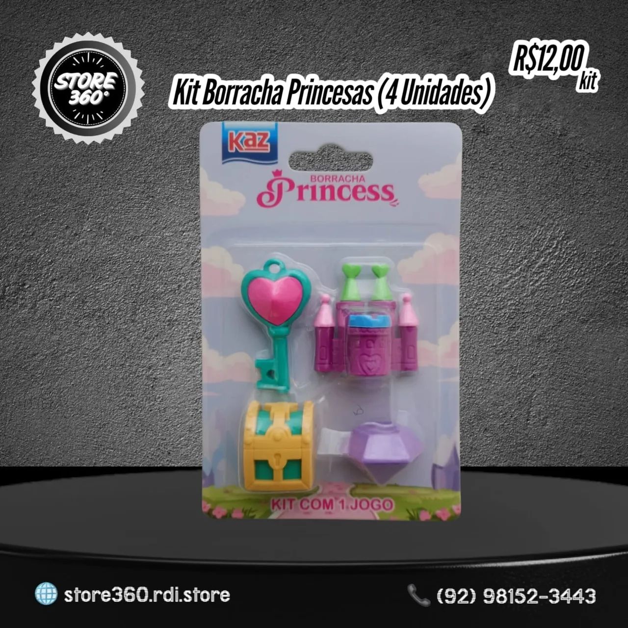 Princess Rubber Set (4 Units)
