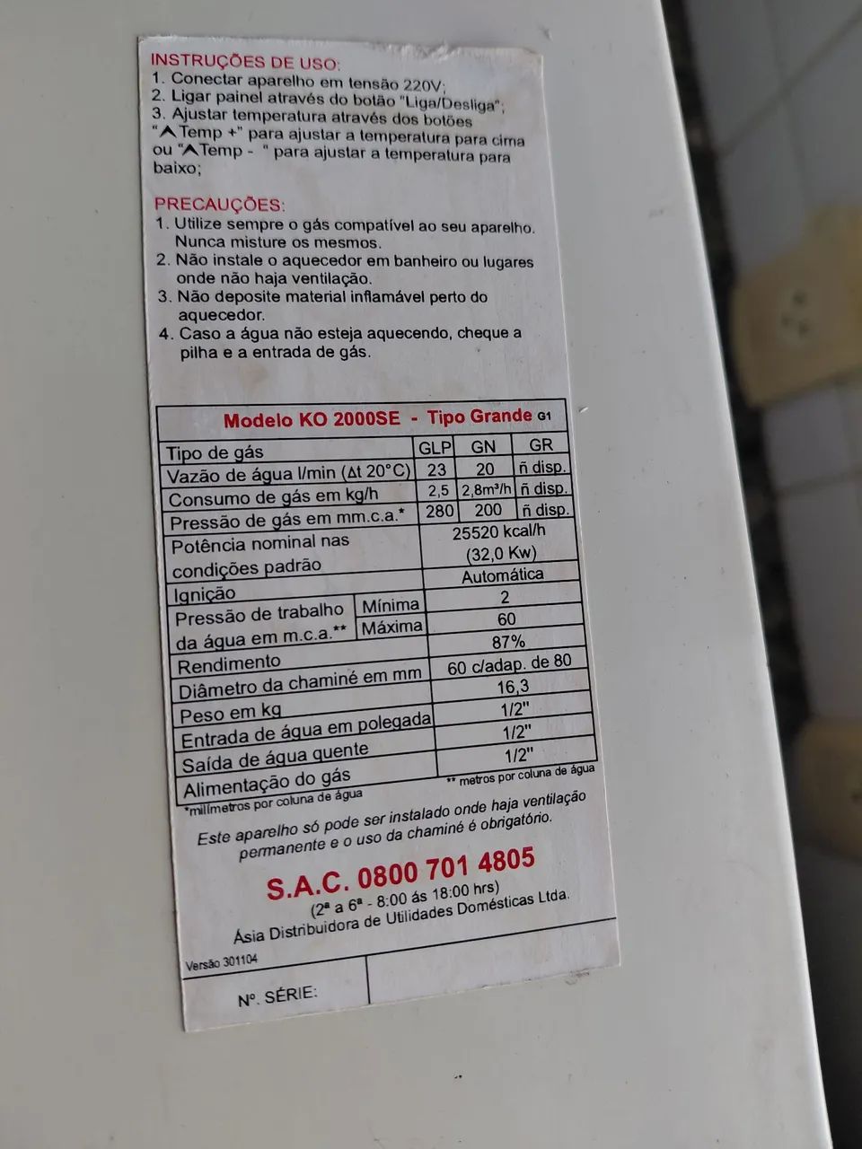 Aquecedor Komeco 2000SE GN - Foto 2
