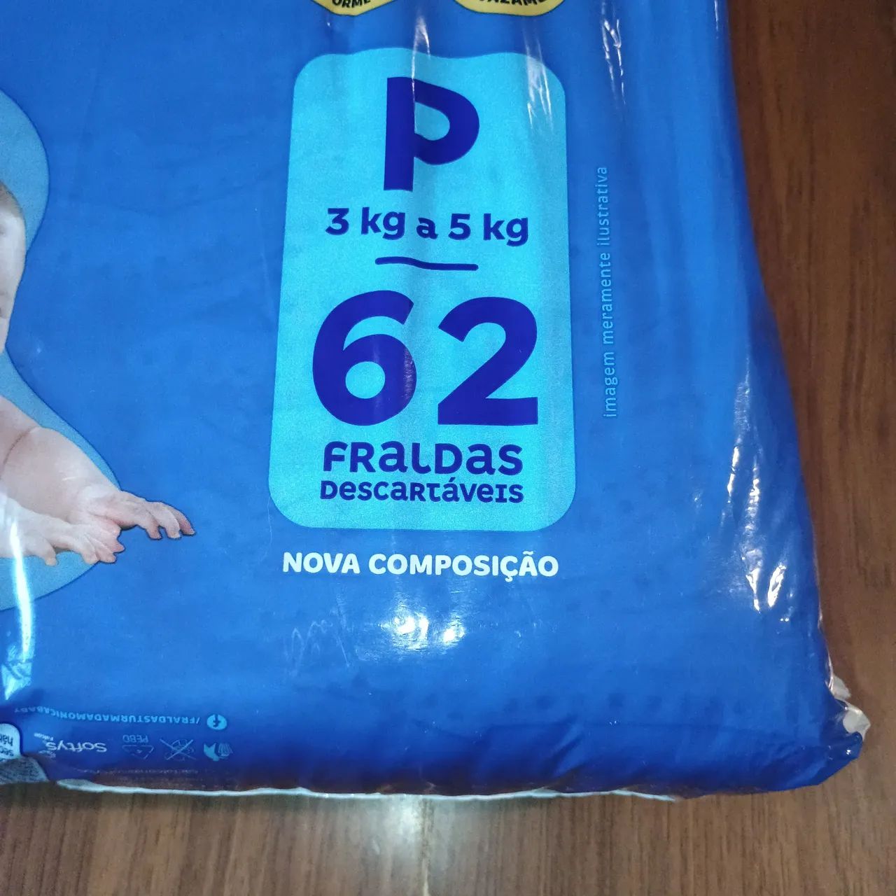 Fralda turma da Monica P com 62 unidades  - Foto 2