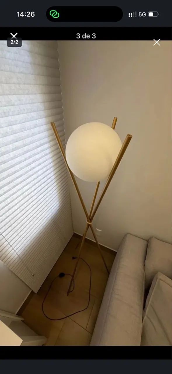Luminária de piso - Foto 2