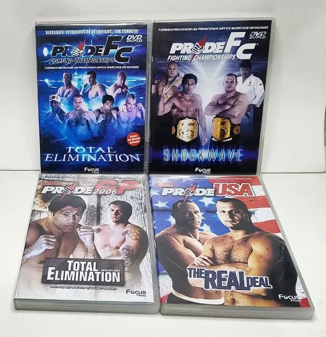 Lote de DVD PRIDE FC Originais - Foto 2