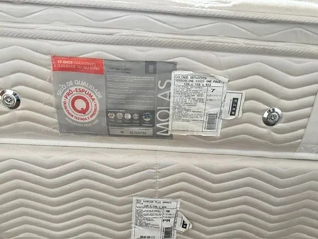 CAMA CASAL BOX E COLCHÃO ORTHOCRIM - Foto 4