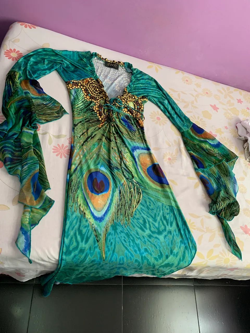 Vestido feminino ( coco milan); semi novo 