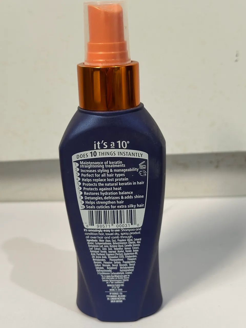 Queratina It's a 10 Miracle Leave-In Plus Keratin - 120ml - Foto 3