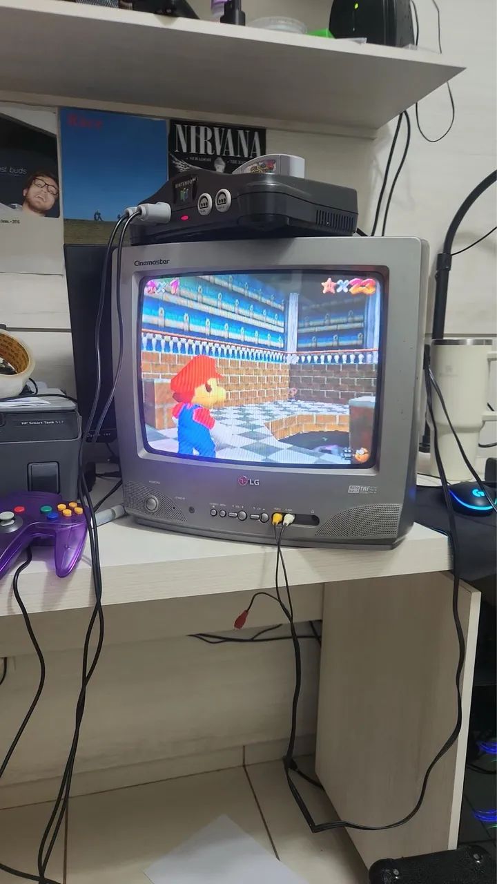 TV de tubo sem controle