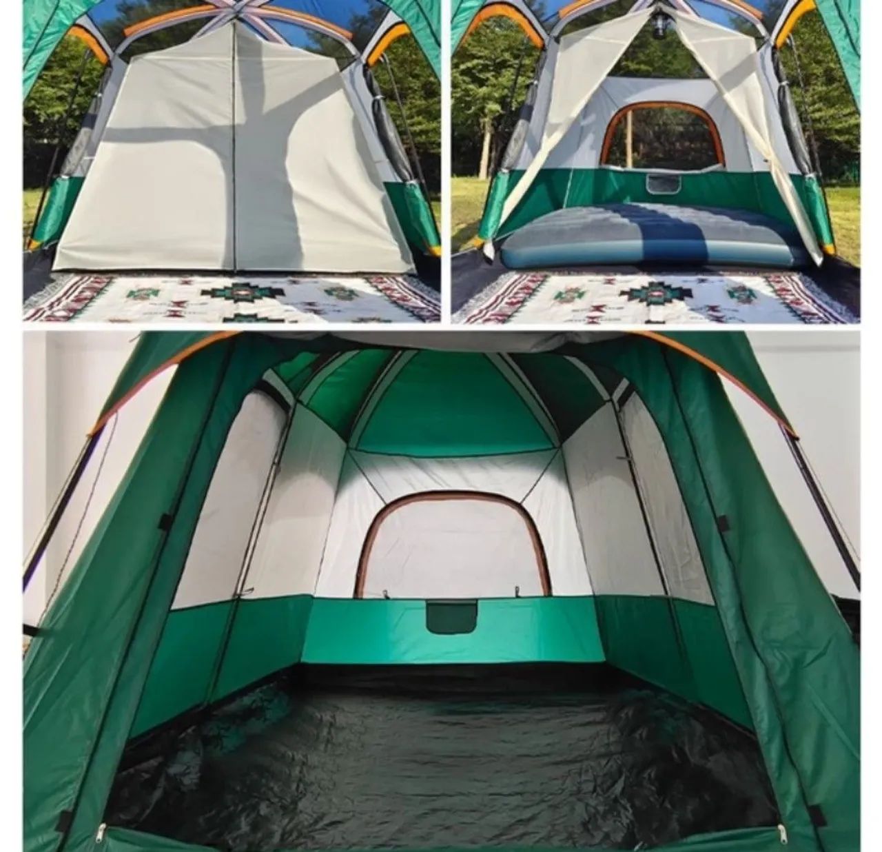 Barraca camping 12 lugares. Impermeável. 4000mm  - Foto 5