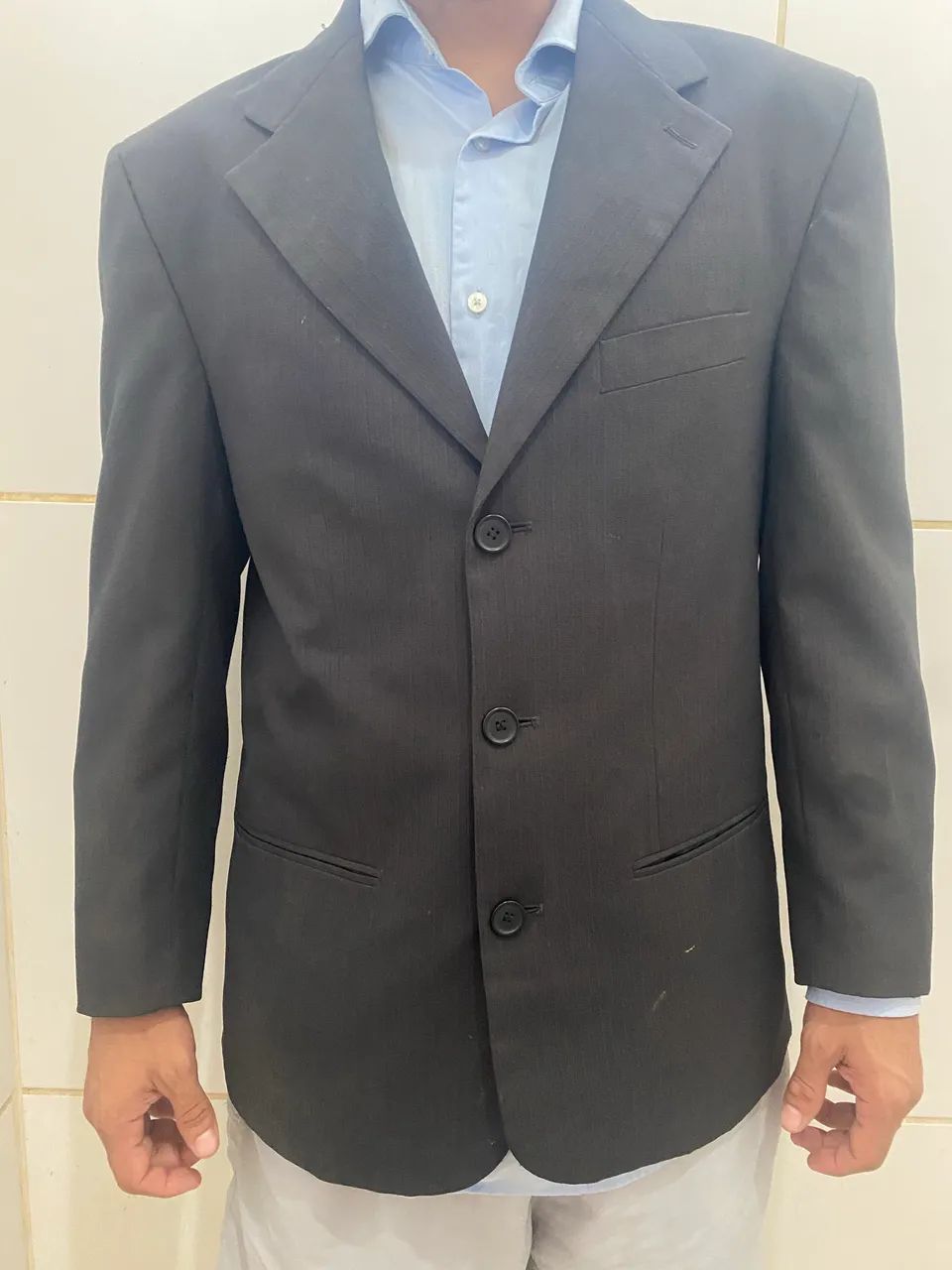 Paletó Blazer Sketch Tamanho 48 Chumbo - Foto 4