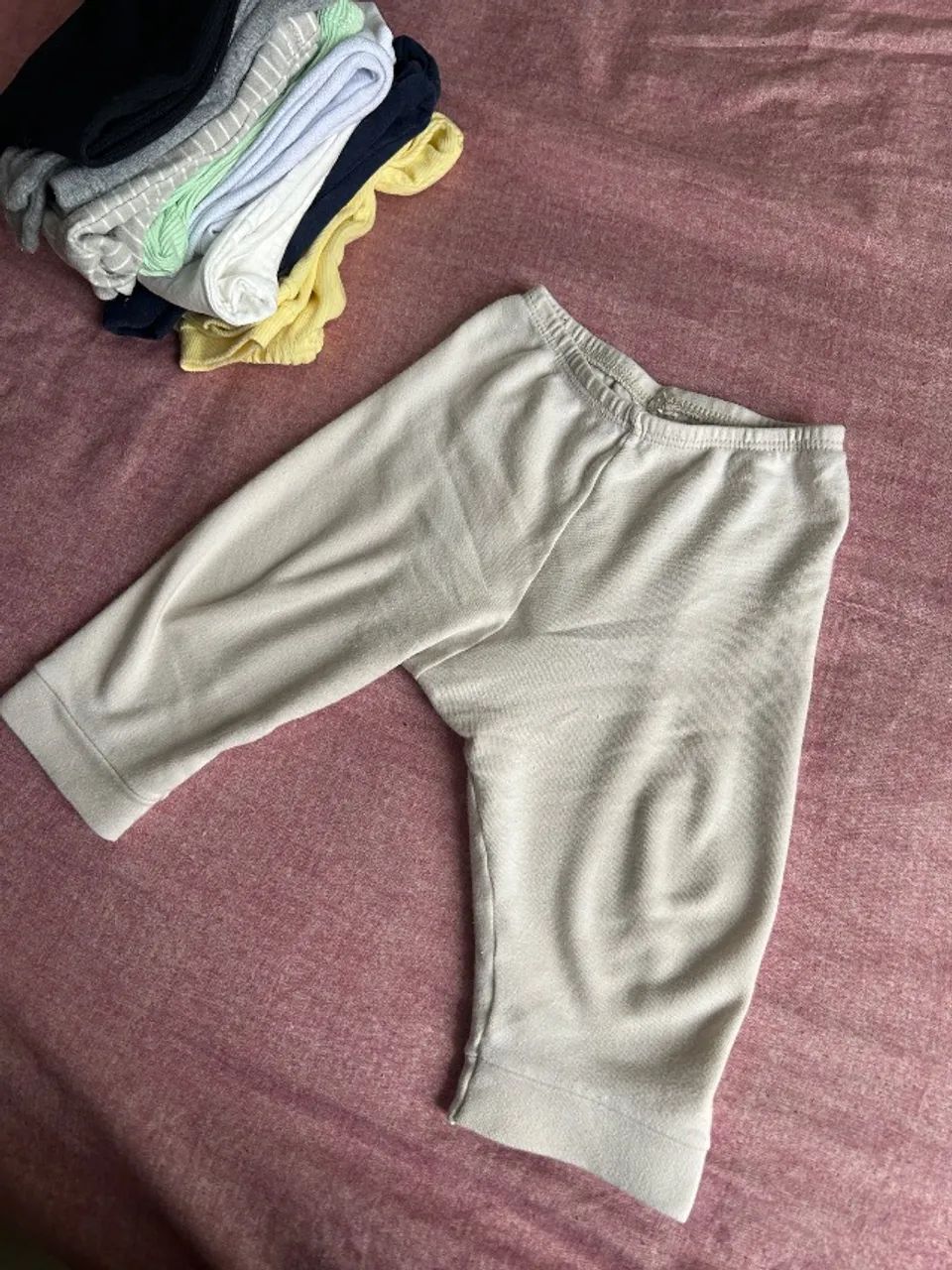 Combo de calça bebê tamanho G - Foto 3