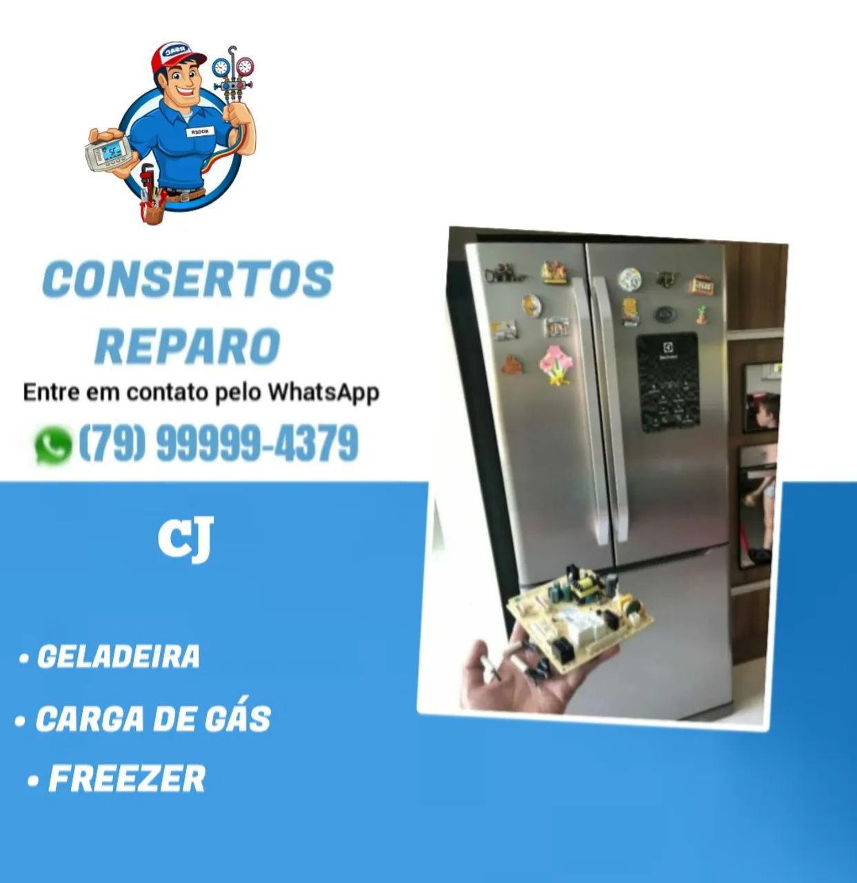 Conserto Geladeira Freezer 