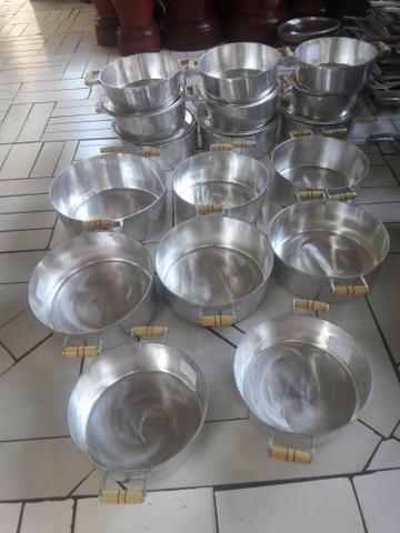 PANELAS DE ALUMÍNIO batido pra restaurantes