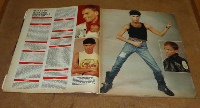 Cazuza - Revista Manchete de 08/07/1989 - Foto 3